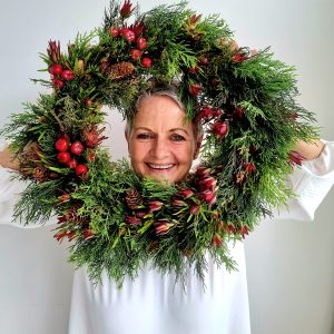 wreath making and christmas flower arranging courses